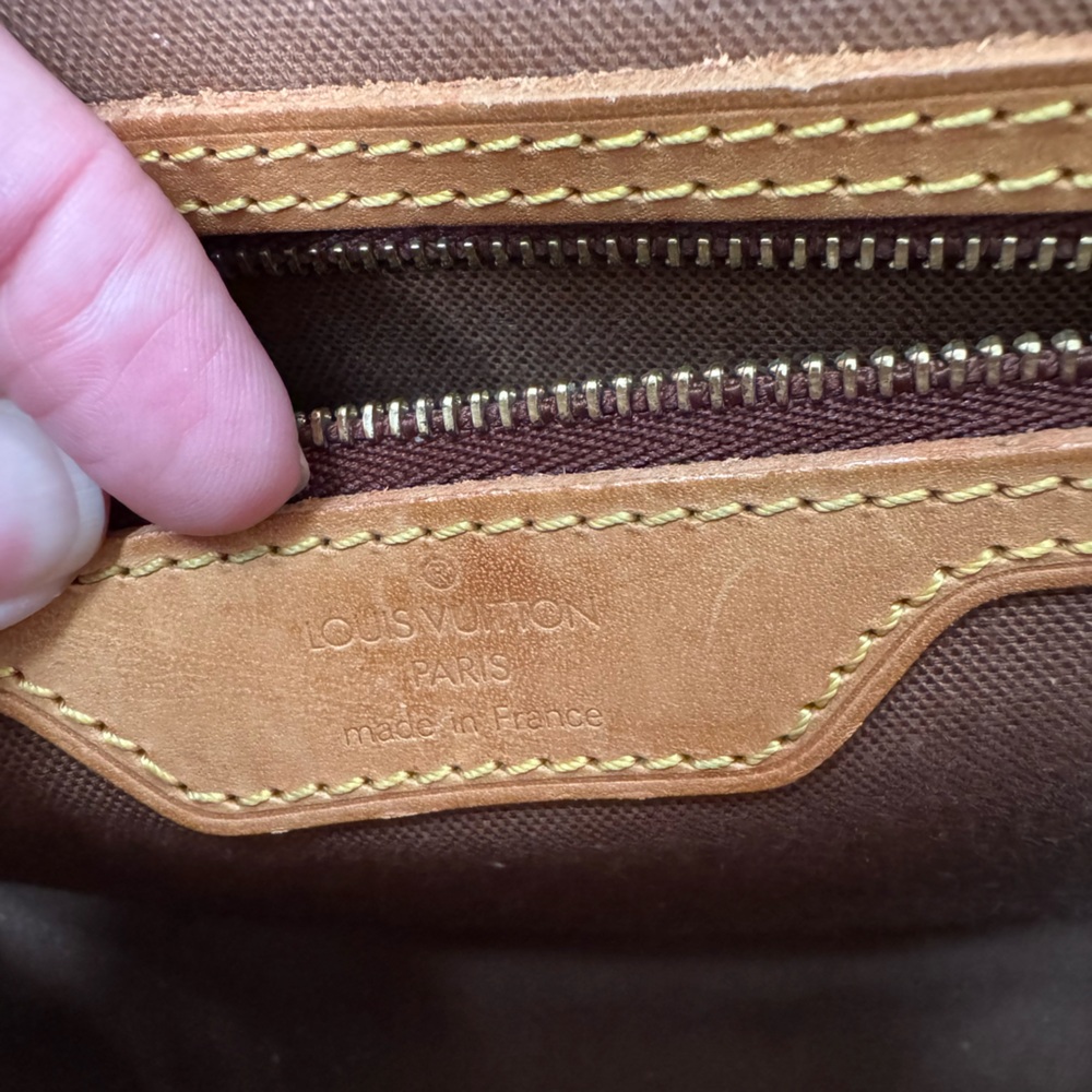 Louis Vuitton Gibeciere MM Monogram Crossbody Bag vintage - Picture 12 of 14
